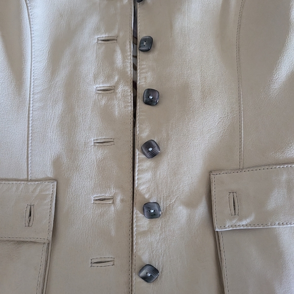 Resurrected Cream-colored Utility Jacket - Size S - Picture 4 of 9